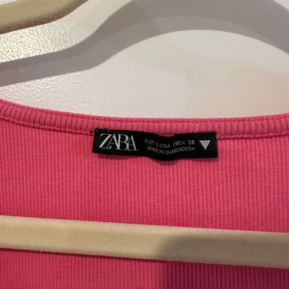 ZARA pink crop top - Picture 2 of 2